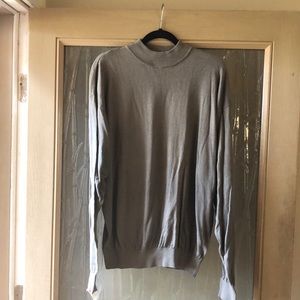 Olive green mock turtleneck sweater XXL